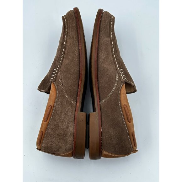 UGG Loafers Mens Size 9 Brwn Suede Shearling Slip-On Comfort Shoes Core Wardrobe - Picture 9 of 10